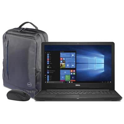 Inspiron 3567 Notebook Dell Essential Backpack and Dell Wireless Mouse