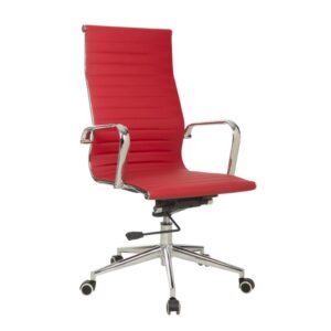 Classic Eames Red High Back Office Chair