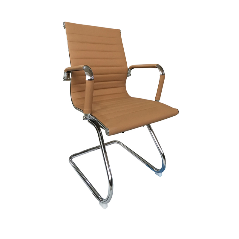 Classic Eames Leather Office Chair – Camel