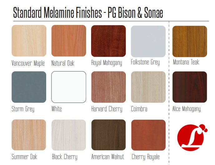 Sonae PG Bison Little Lots Online Melamine Finishes Colours 2