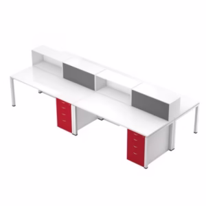 Britannica 4 Way Unit Workstation Bench Call Centre