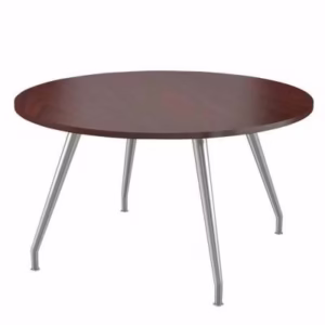 Melamine Table with Steel Curved Legs Galliano Design