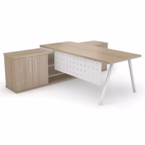 Dakota Desk with Round Tube Legs