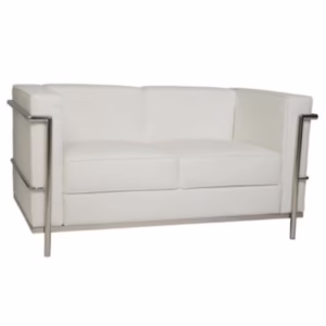 lecube lether couch chrome frame centurion