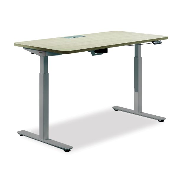 Electric Height Adjustable Table Wood Top