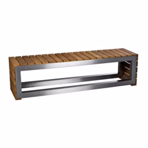 Laminated Wooden Bench Butcher Block – Stainless Steel Frame