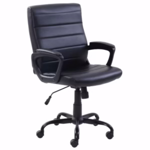 Rocket Operators Leather Office Chair – Medium Back PU Frame