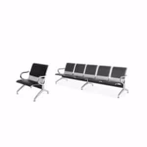Silverline Bench BLACK PU CUSHIONS (2/SET)