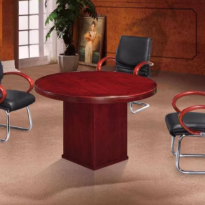 H003  Round Veneer Boardroom Table