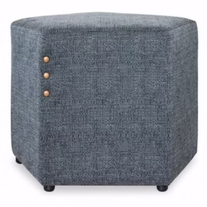 Pentagon Ottoman – Priced In Vulcan Or Bonded Leather