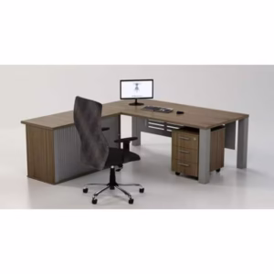 Trim Executive Desk  L Shaped Managerial Desk
