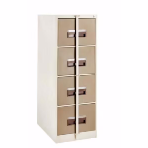 4 Drawer Steel Cabinet Security Bar, Hang Rails