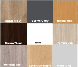 Colour Swatches Melamine Home Desks