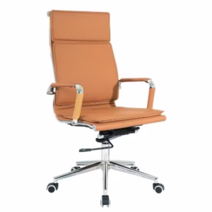 Classic Eames Flat Cushion High Back Beige