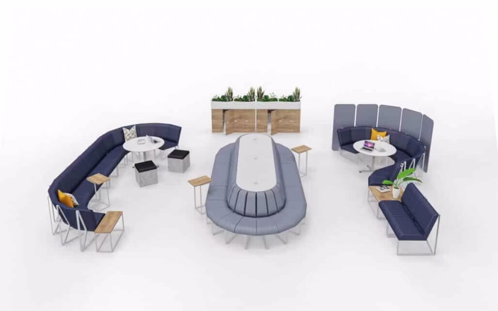 Cocoon Floor Based Screens Configuration Interior Design Johannesburg Little Lots Office Furnniture