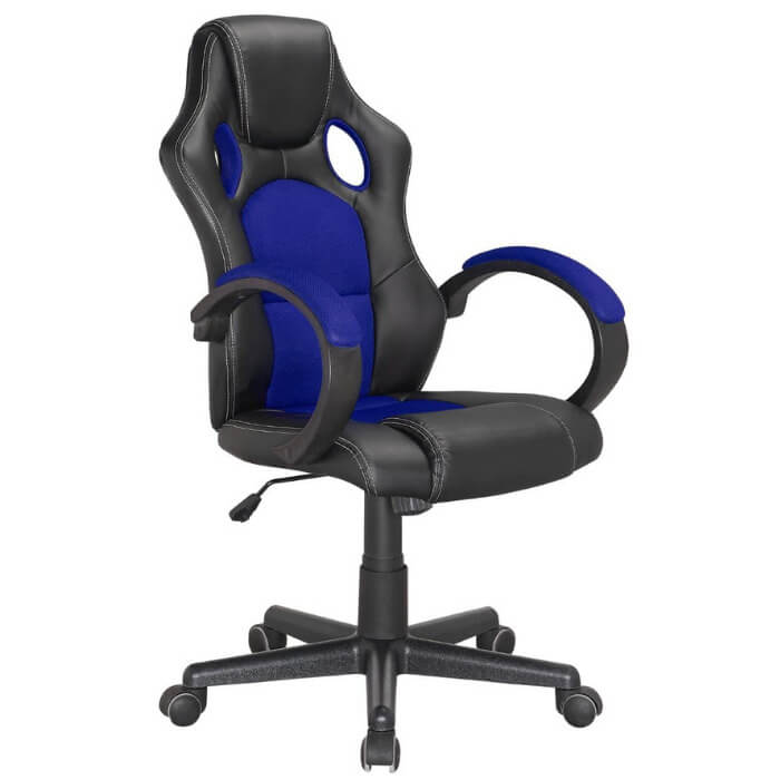 Blue Black Racing Office Chair Game Chair