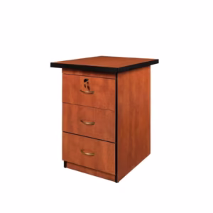 Fixed 3 Drawer Cherry Pedestal