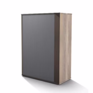 Silver Roller Door Cabinet 1200 High