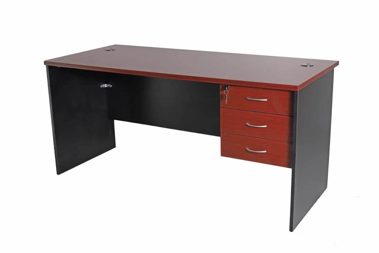 Fixed 3 Drawer Computer Desk