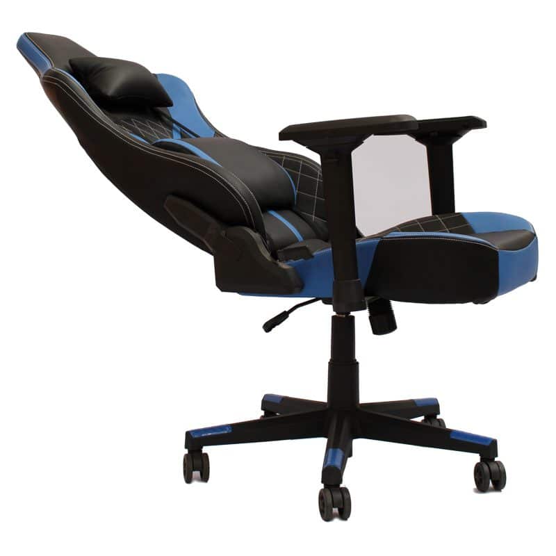 Gaming Chair 247 heavy Duty Max Pro 180 KG Blue Upright