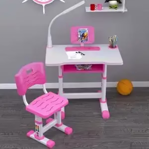 Girl Kiddies Chair And Desk
