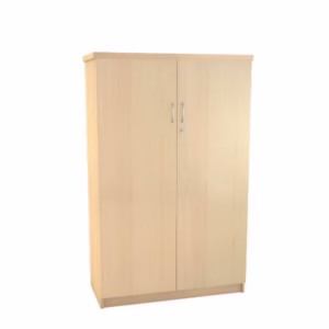 5-Tier Cabinet File Oak Wooden Door Systems Cabinet