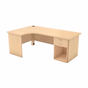 Network L-Shaped Desk with Drawers