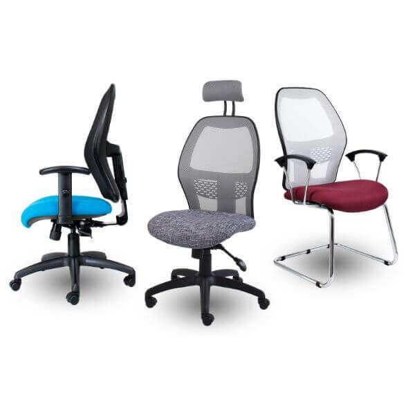xenon range mesh-back chairs