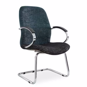Morant Chrome Visitors Chair LC-85 Arms