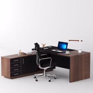 Cornerstone Executive Workstation Pedenza L Shape Desk