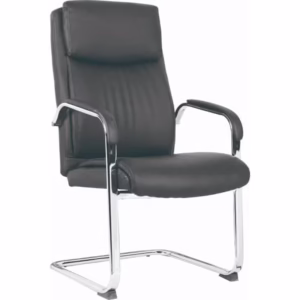 Comfortable & Stylish Venus DB109B Visitors Chair with Chrome Frame