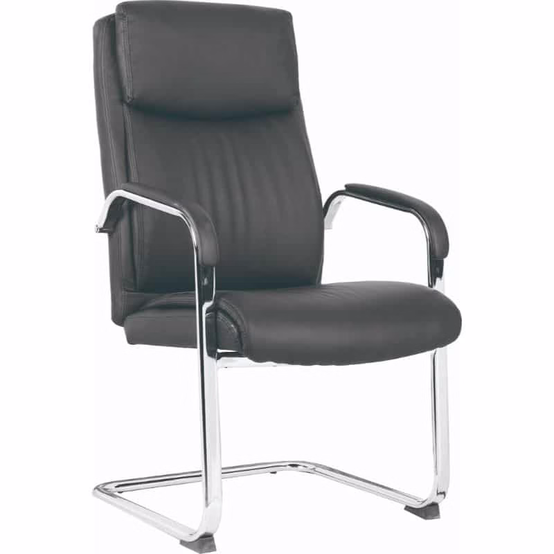 Comfortable & Stylish Venus DB109B Visitors Chair with Chrome Frame