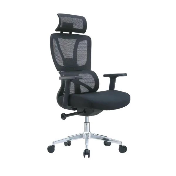 Midway Ergonomic Mesh back Chairs Black 2 D Armrest