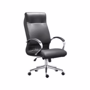 Comfort chrome genuine leather chair DB035