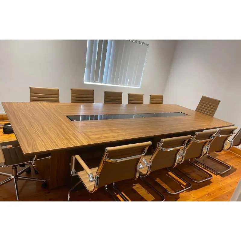tech-Integrated glass conference tables