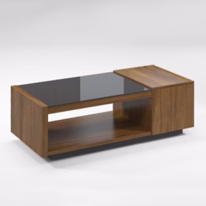 Glassforge Wooden Coffee Table