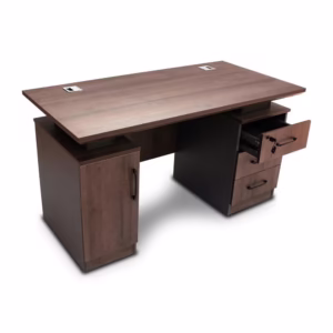 Vista Study Desk Set With Computer Case e