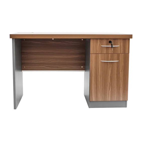 Kirkwall Linear Computer Desk 2 Drawers Lockable