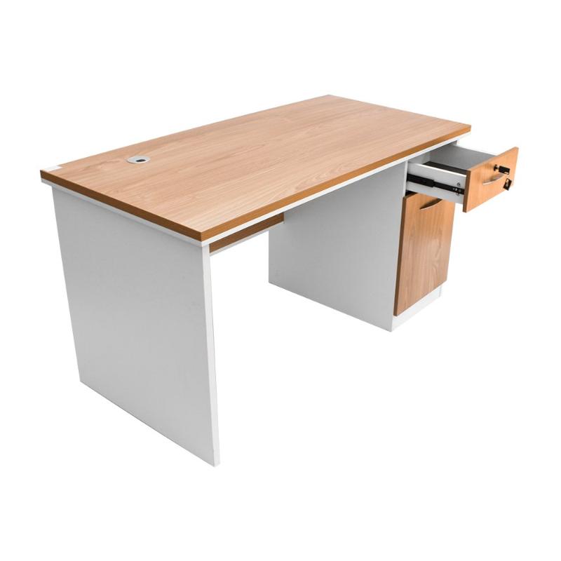 Kirkwall Linear Computer Desk 2 Drawers Lockable