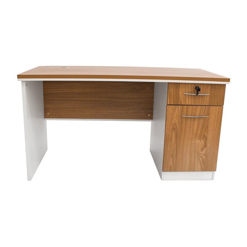 Kirkwall Linear Computer Desk 2 Drawers Lockable