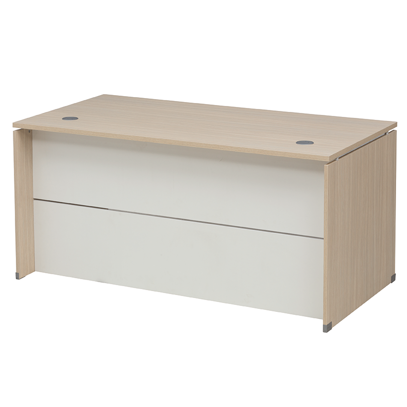 Platinum Executive Desk – Split Modesty – Floating Top