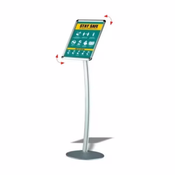 COVID 19 Poster Frame Stand A3 COVID 19 Social Distancing Poster Included