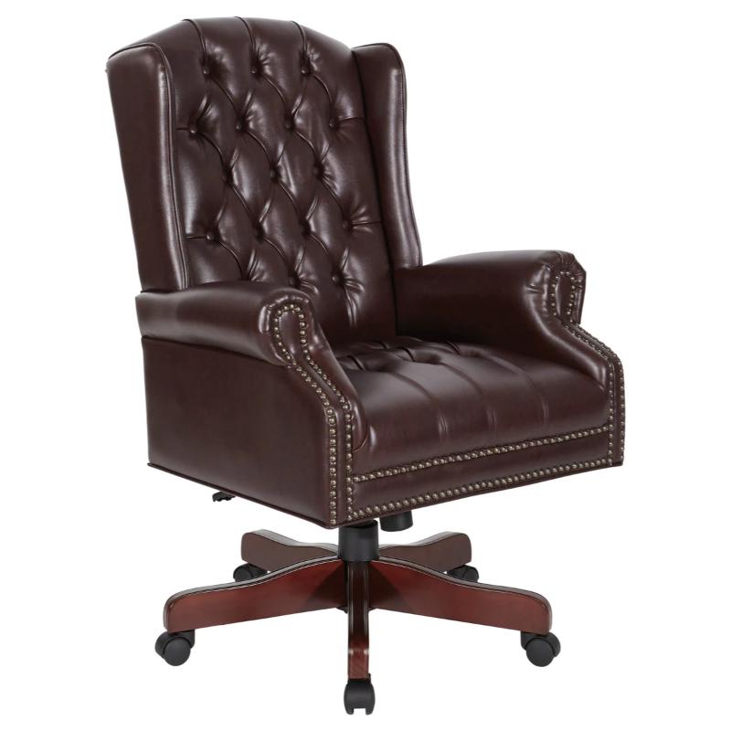 Litt Guest Wing Back Button Tufted Chair