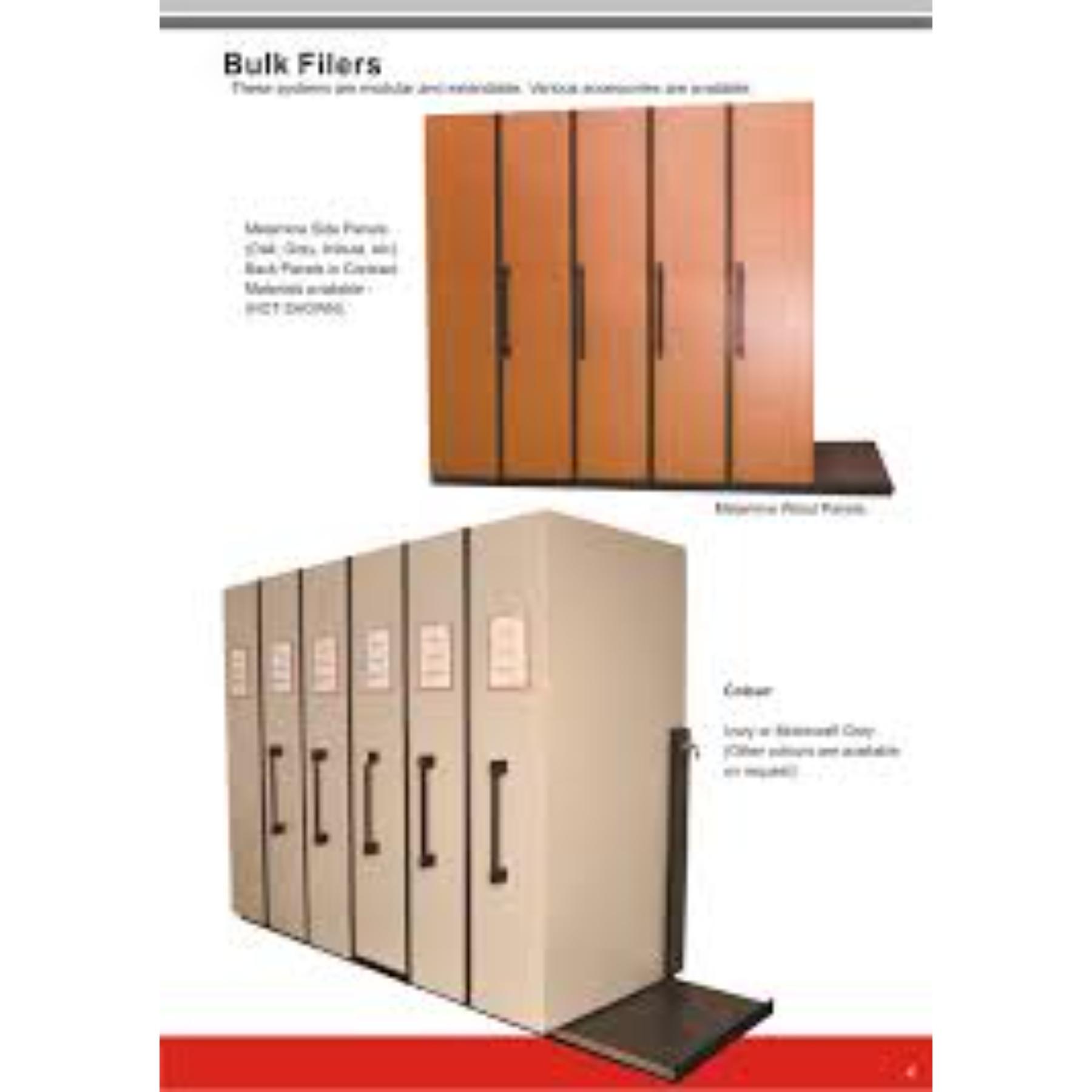 4 Bay Bulk Filer Wooden Bays High Capacity Storage Solution