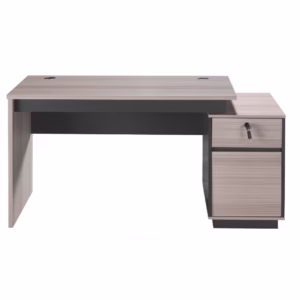 Lynx Computer Desk – 1400mm Modern Light Oak Workspace