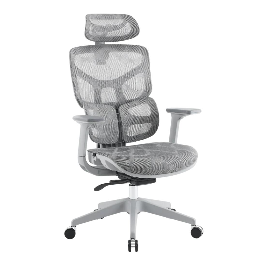 Premium Full Netted Ergonomic Office Chair Grey