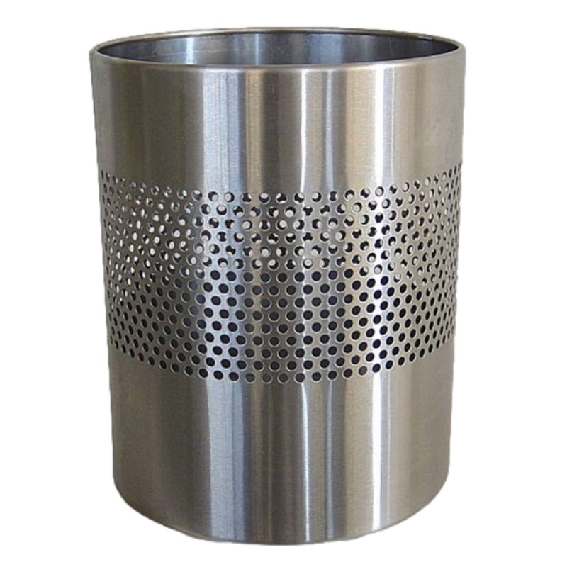 Stainless Steel Perforated Waste Bin