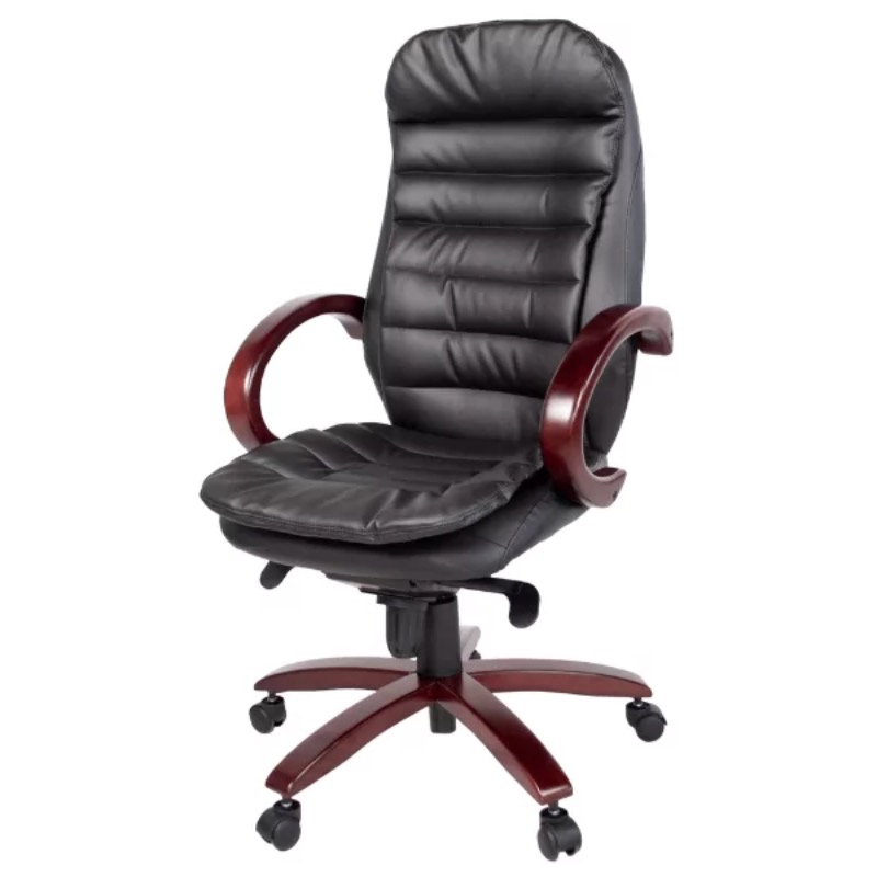 Pinnacle High-Back Wooden Executive Chair