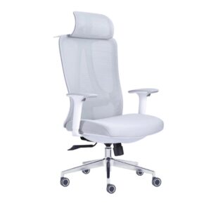 X100 Ergonomic Office Chair – White Mesh