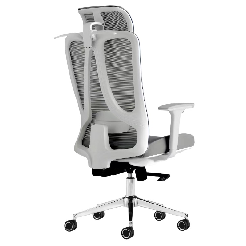 X100 Ergonomic Office Chair – White Mesh